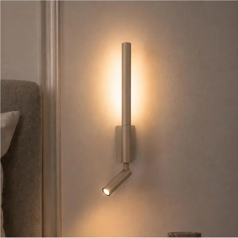 Brilagi - LED fali spotlámpa VIXON LED/3W/230V + LED/5W bézs CRI 90