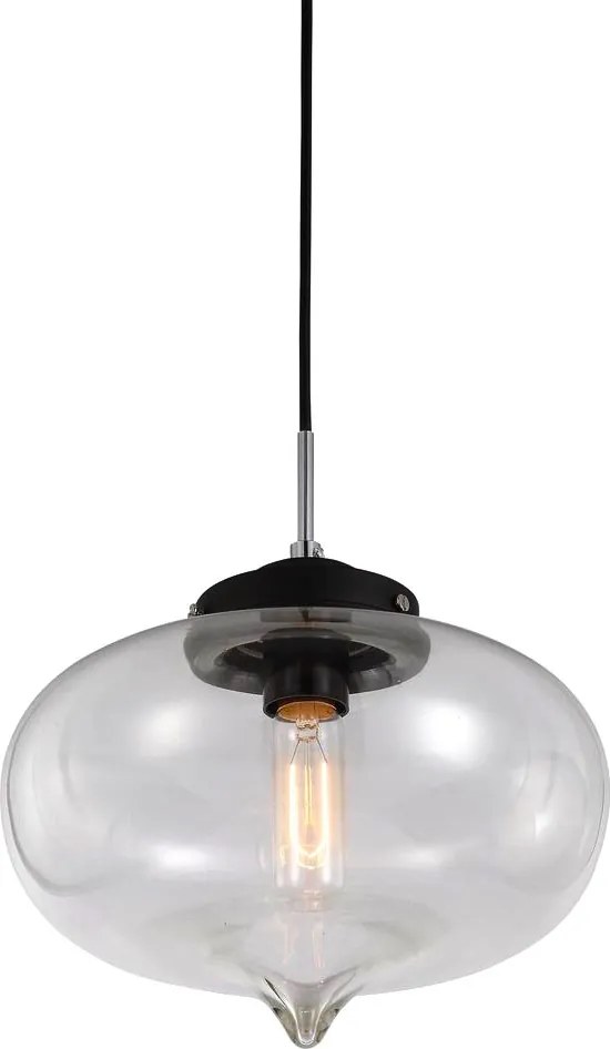 ITALUX MDM2096-1-B HEART Egyágú Függesztett Lámpa Fém E27 IP20