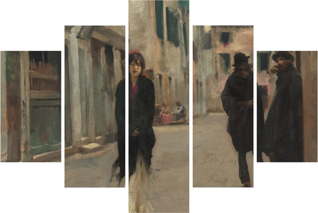 Kép - John Singer Sargent, Street in Venice, reprodukciók (150x105 cm)