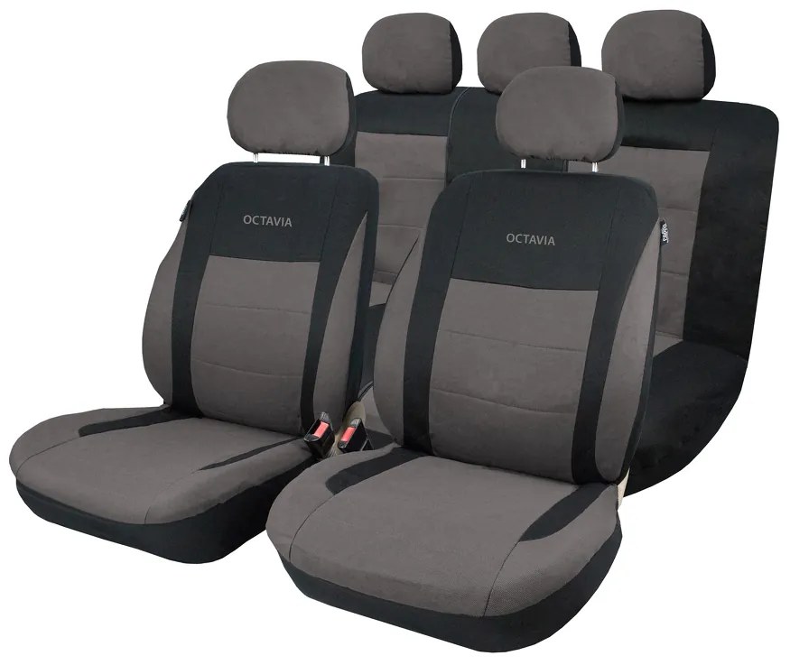 Cappa Autóülés huzatok SOFIA OCTAVIA Lima fekete/szürke