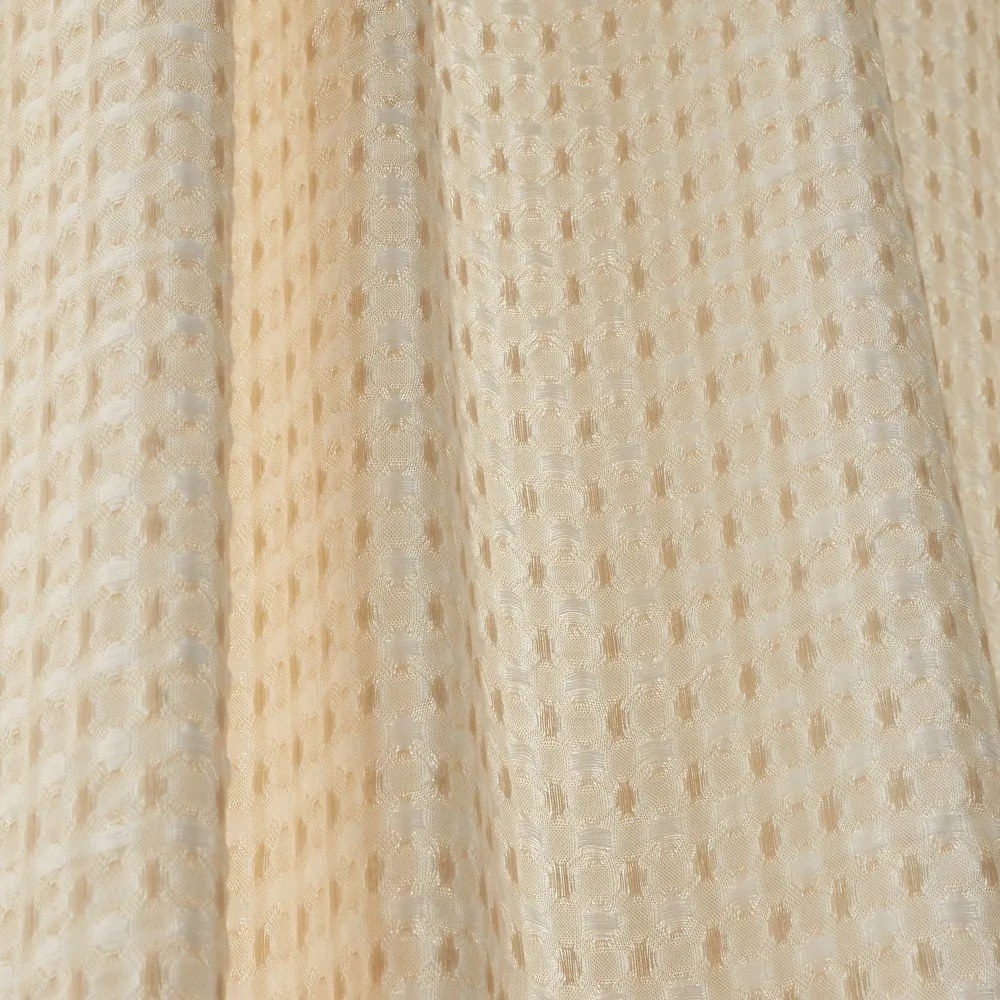 Bézs fényáteresztő függöny 140x229 cm Muscat Waffle – Pineapple Elephant