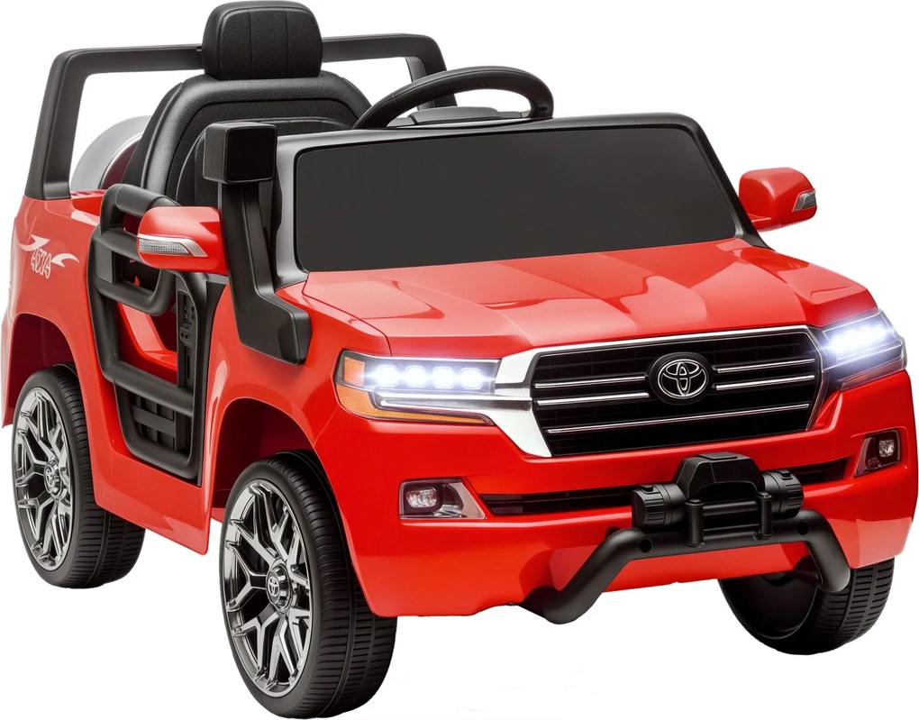 AIYAPLAY Elektromos Autó Gyerekeknek 3 Éves Kortól - Toyota LAND CRUISER Elektromos Autó 12V Akkumulátorral, Távirányítóval, Fényszórókkal, Trombittal