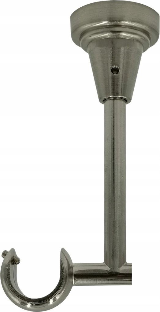 Mennyezeti Függönykarnis Tartó Szimpla Fém 19mm Nikkel