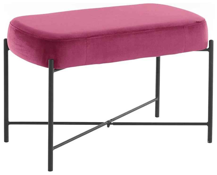 Rózsaszín bársony pad Berry - Støraa