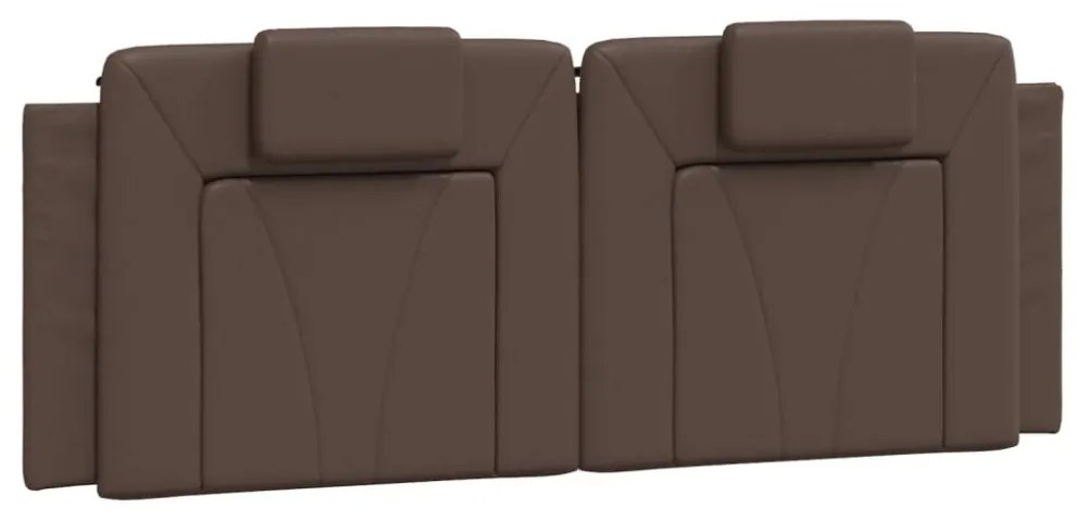 barna műbőr ágykeret Viana matrac nélkül 120 x 200 cm