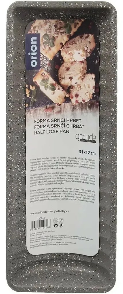 Orion Grande őzgerincforma, 31 x 12 x 4,5 cm