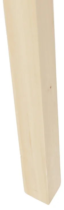 Állólámpa háromlábú fa vörösboros árnyékolóval 50 cm - Puros