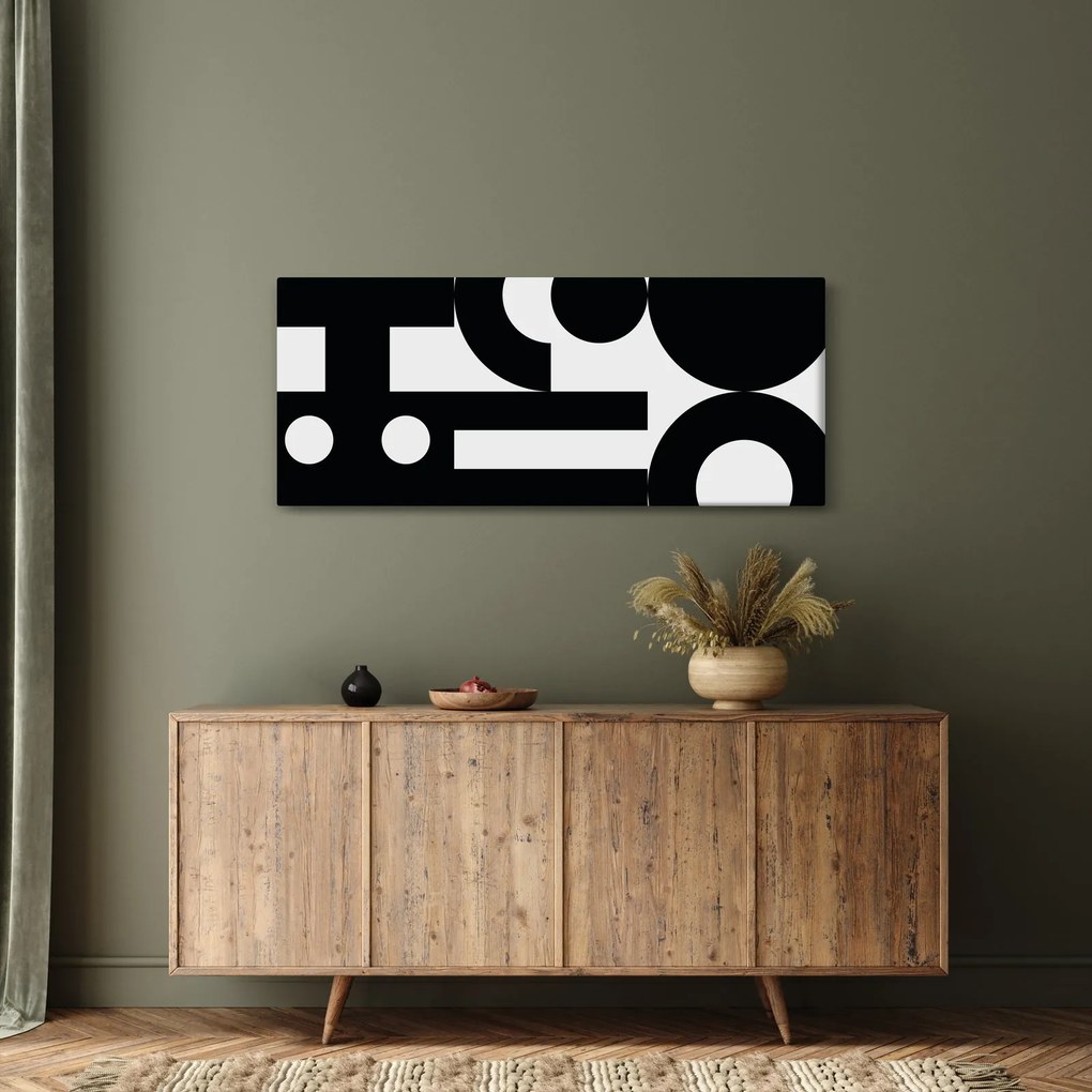 Kép - Geometriai absztrakció N⁰3 (120x50 cm)