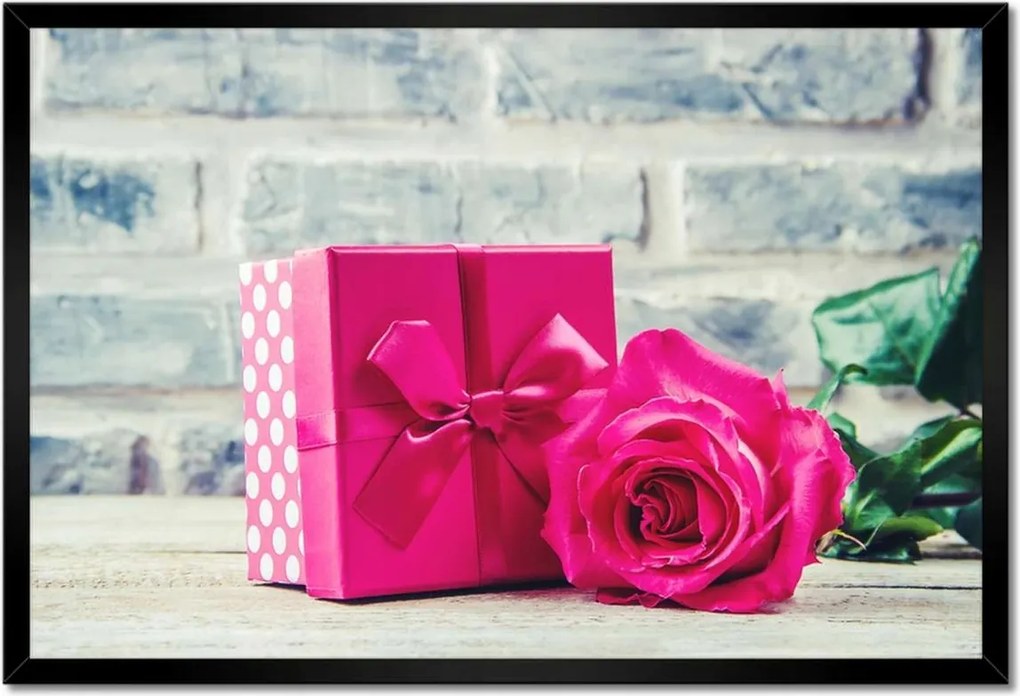 Poszterek keretben 60x40 Nőnap Ajándék Love