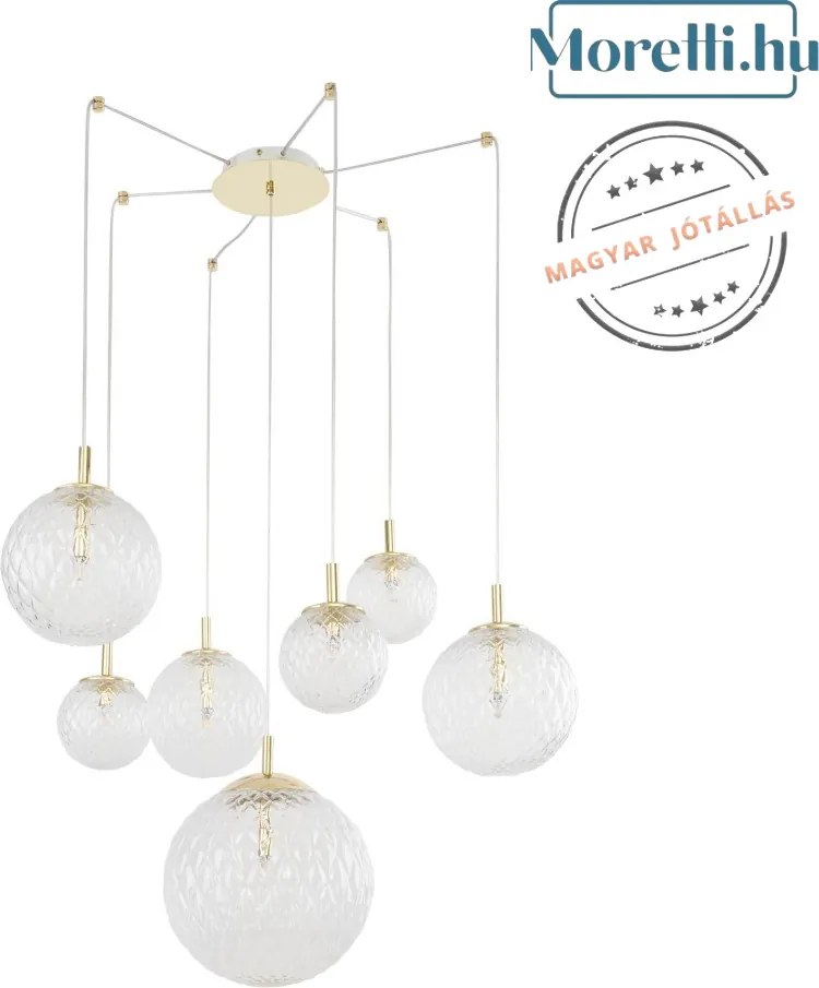 TK LIGHTING 4608 CADIX Többágú Függesztett Lámpa G9 IP20
