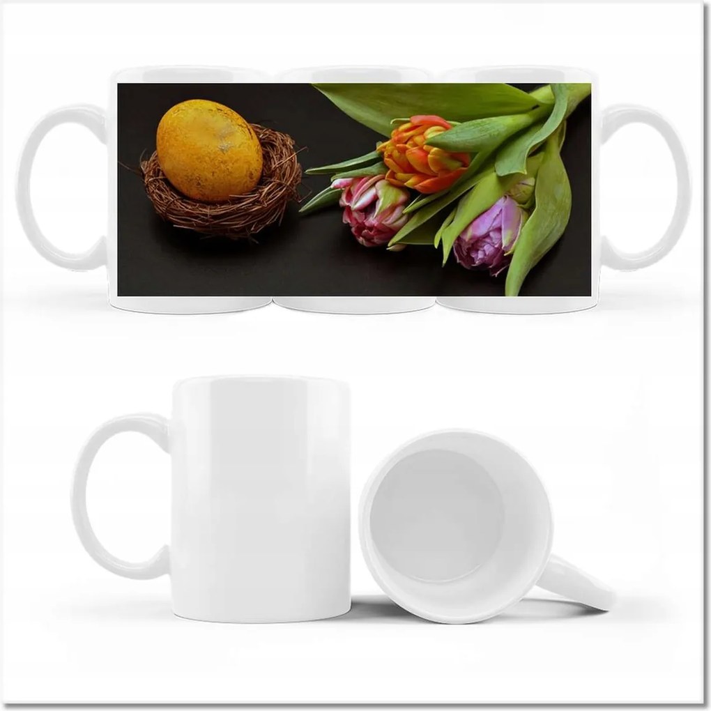 fényképes bögre Húsvéti dekoráció