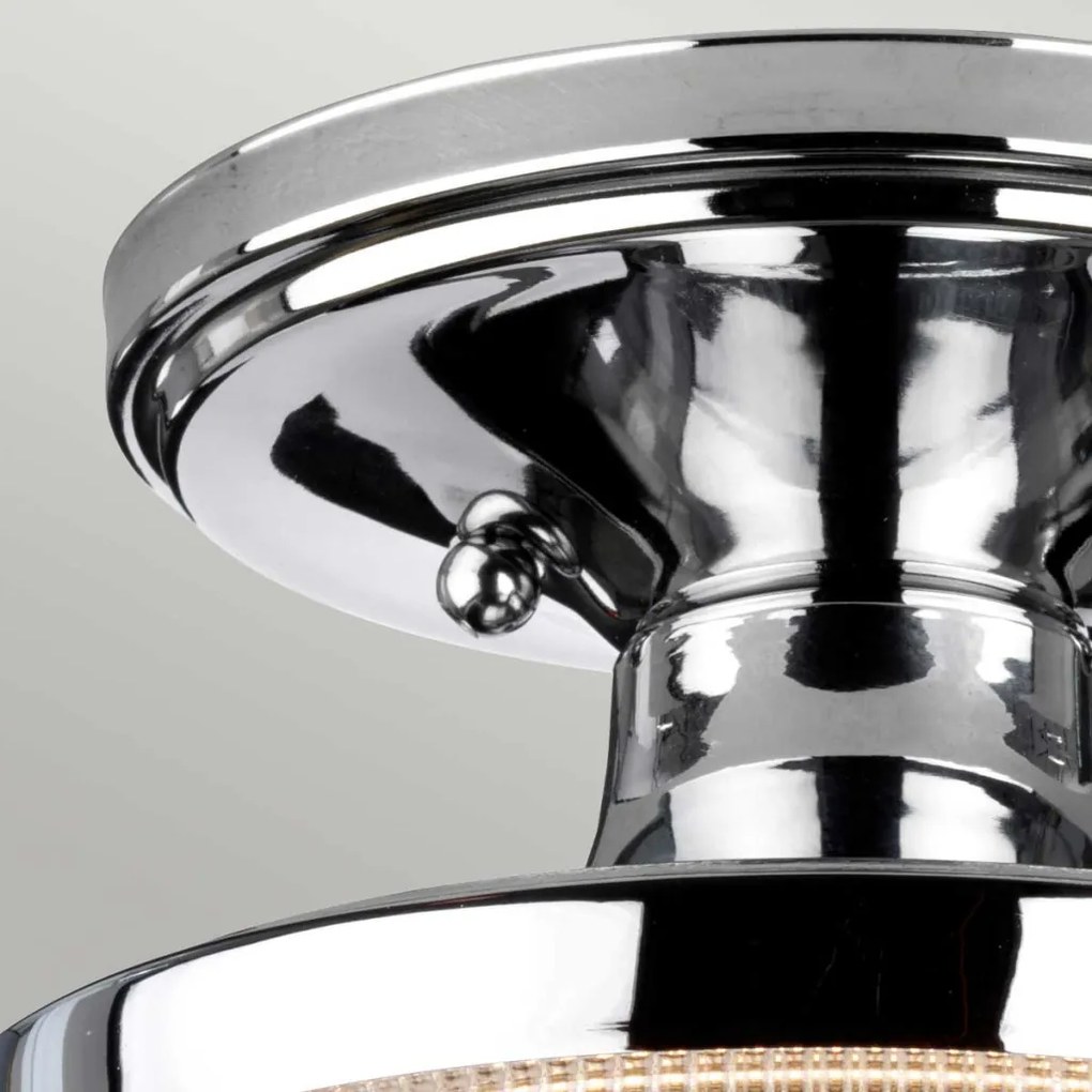 Elstead Lighting DUBLIN QZ-DUBLIN-SF-PC Plafonlámpa 1x60W/E27 IP44