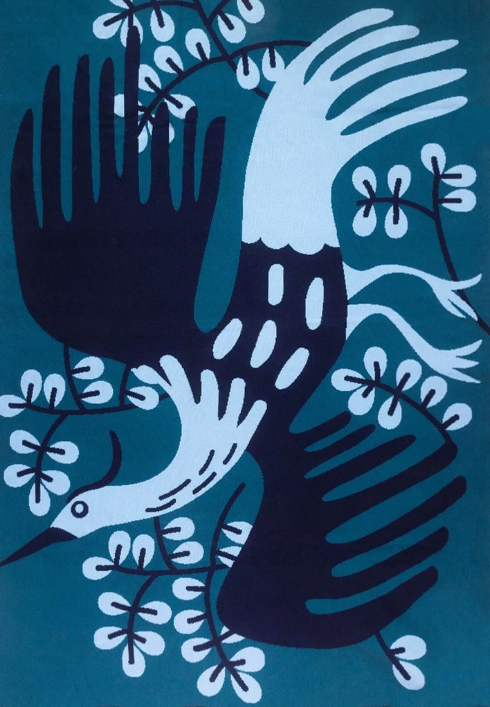 Organikus pamut takaró Daru meleg pamut ágytakaró pléd