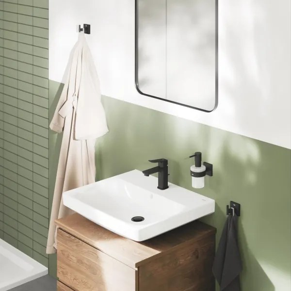 GROHE 410982430 - START CUBE folyékony szappanadagoló, 158 × 126 × 72 mm, fekete