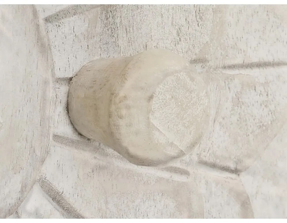 Krémszínű mangófa ruhásszekrény 180x40 cm Kalhana – Støraa