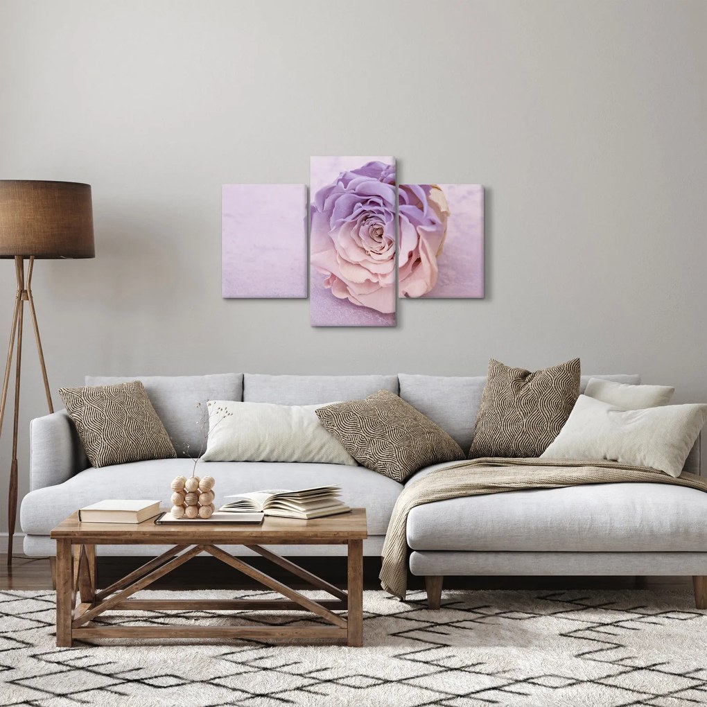 Vászonkép - Egy rózsa virág részlete (90x60 cm)