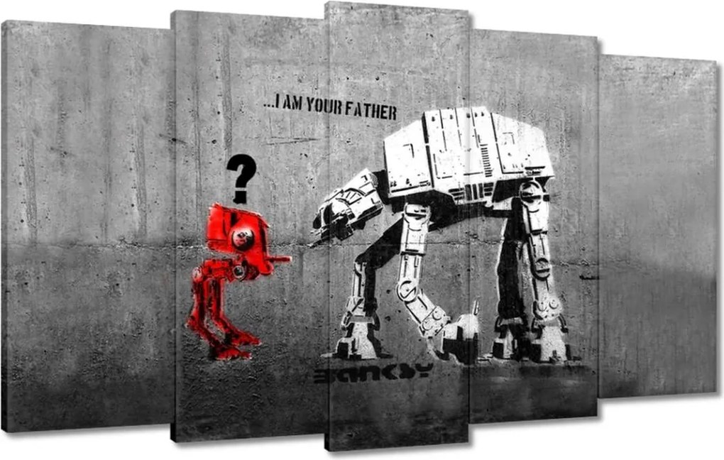 Festmények 100x60 Banksy I am your father