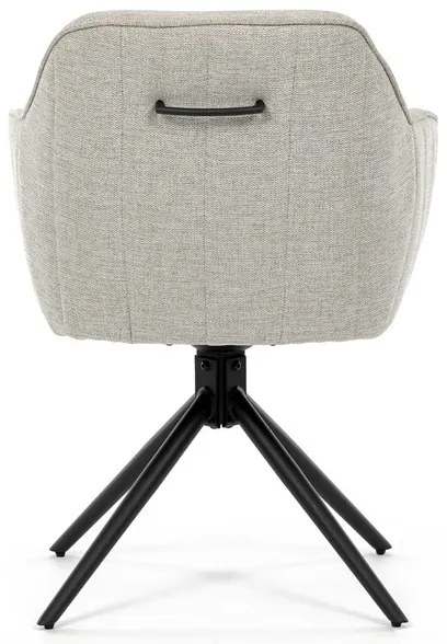 Krém Szövet Étkezőszék. HC-536 CRM2