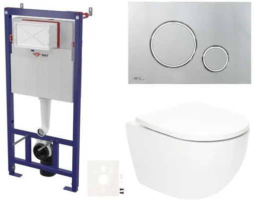 Fali WC szett SAT Fusion előtétfalas szereléshez SIKOSSTORFU71