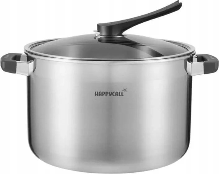 Happycall Ih Rozsdamentes acél fazék üveg fedővel 14L/30cm