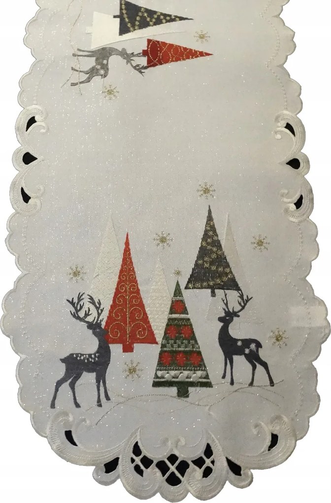 Mg Rátét 30204 futófelület Hímzés arany 60x120cm ovális