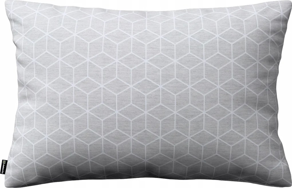 Dekoria Szürke alapon kocka mintás párnahuzat