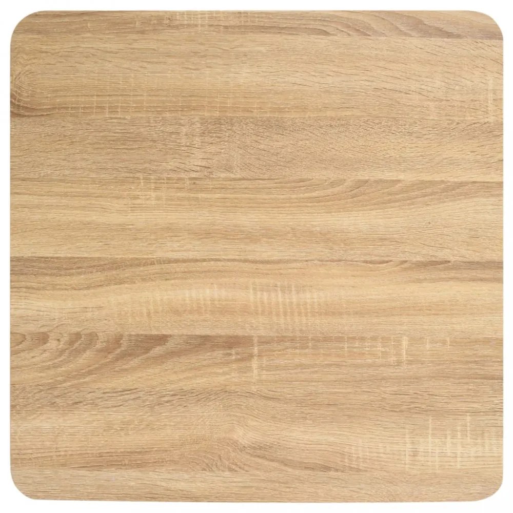 világosbarna MDF bisztróasztal 60 x 60 cm