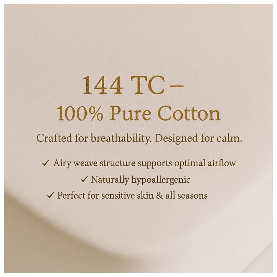 Fehér gumis renforcé pamut lepedő 200x140 cm Ranforce – Mila Home Luxury