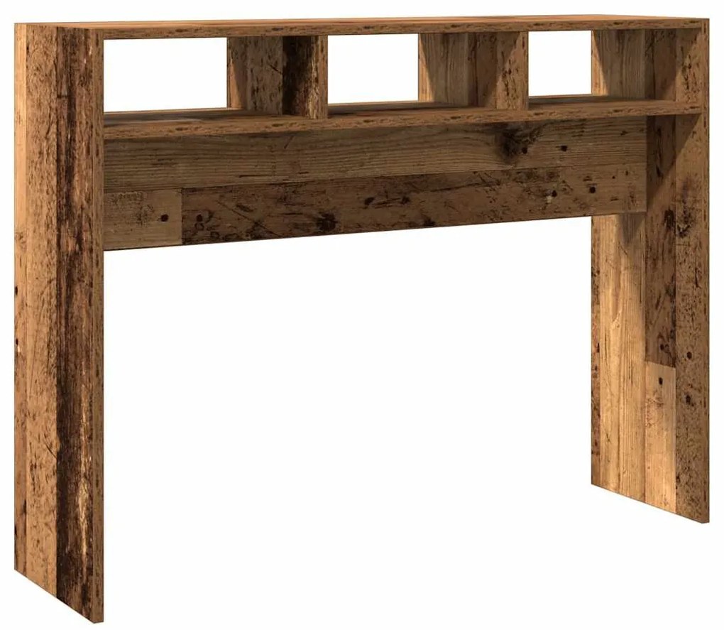 Konzolasztal régi fa 105x30x80 cm műszaki fa