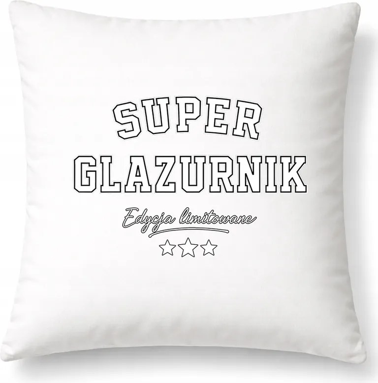 Ajándék párna Glazurnik Glazurnik Fehér