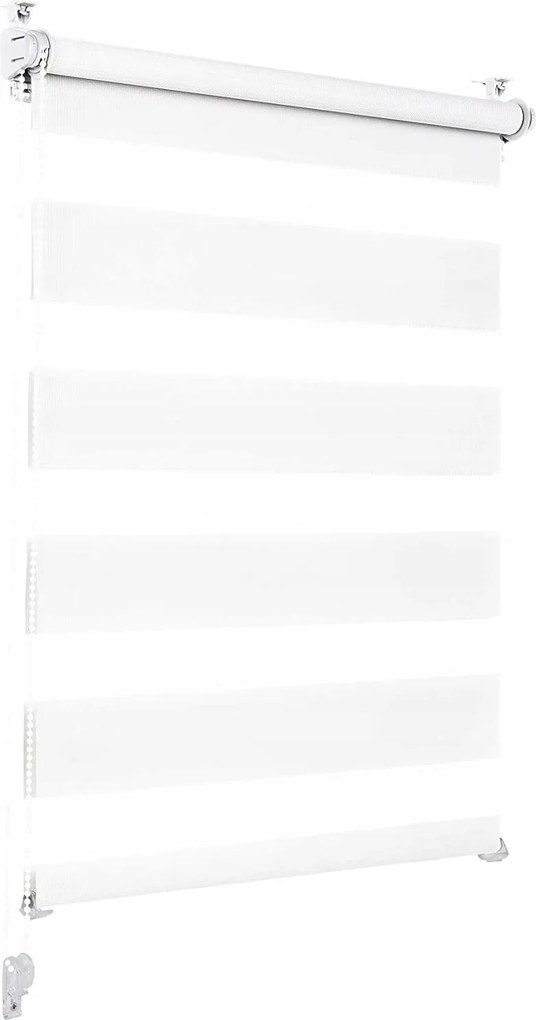 Roló Éjjel-nappal 115 x 150 Fehér Prémium Vastag Anyag Fém Súlyzó