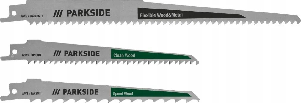 Szablyafűrészlap Parkside Univerzális Fa és Fém Fűrészlaphoz