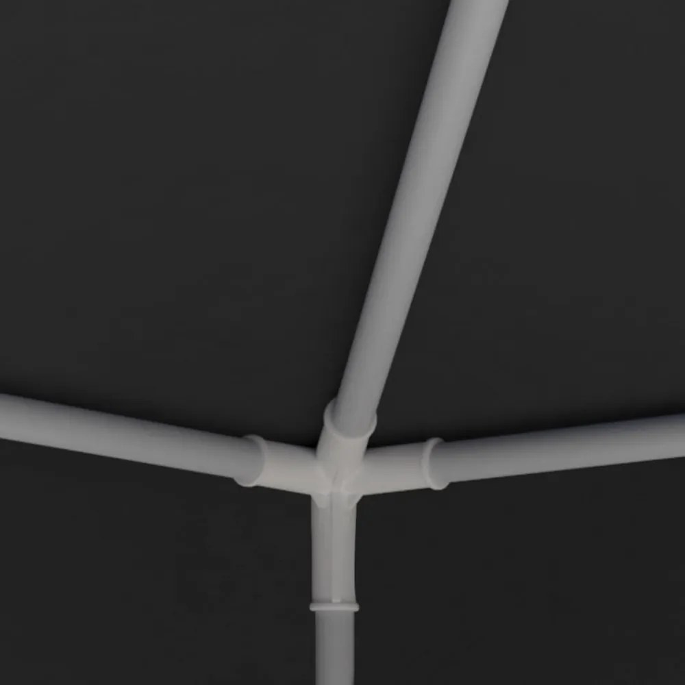 antracitszürke rendezvénysátor 4 x 6 m 90 g/m²