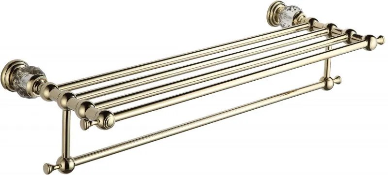 Mexen Estela törölközőtartó polc, arany - 7011520-50