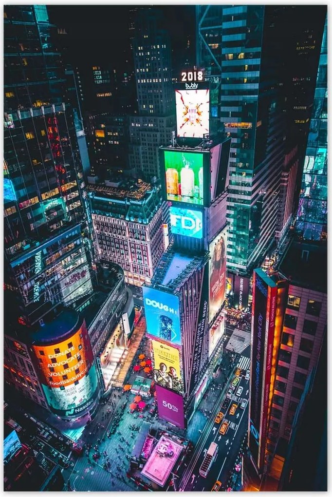Poszterek 80x120 New York felülnézet