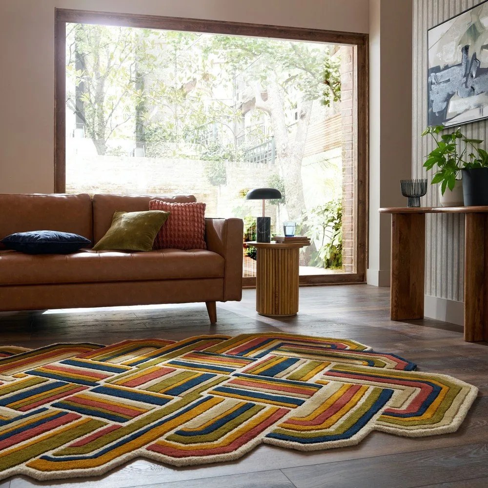 Kézi szövésű gyapjú szőnyeg 160x230 cm Lattice Shaped – Flair Rugs