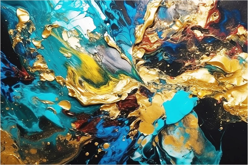 Kép - Texturált olajfestmény (90x60 cm)