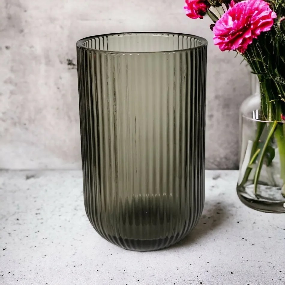 Florina Vacanza 430 ml long drink pohár, szürke