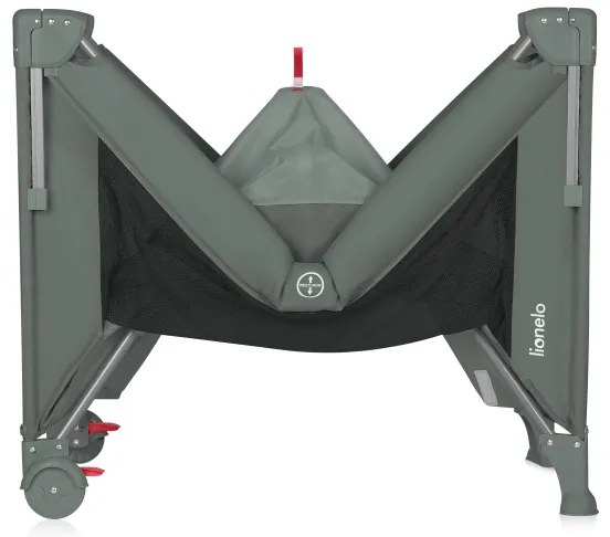 Lionelo - ELLEN 3 az 1-ben utazóágy, zsályazöld