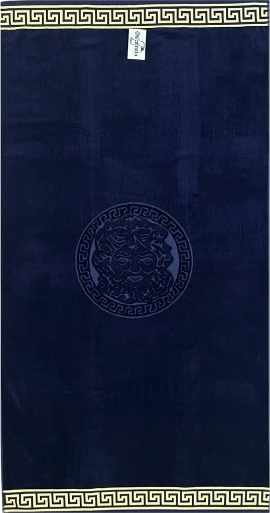 POSEIDON Strandtörölköző sötétkék 165x90cm