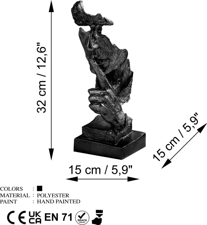 Dísztárgy, 15 cm – Yak-031-C