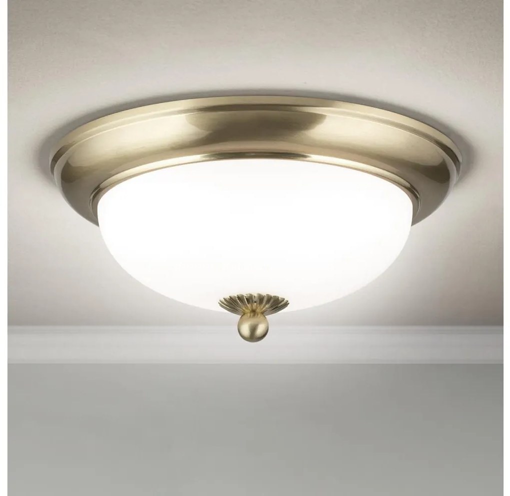 Orion - Mennyezeti lámpa EMPIRA 2xE14/40W/230V Ø 26,5 cm sárgaréz