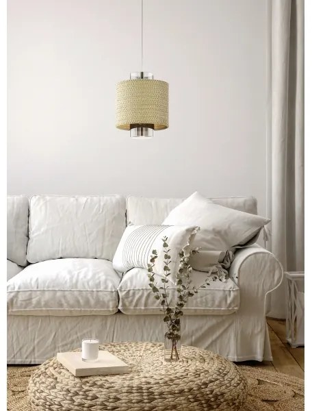 Eglo 43393 - Csillár zsinóron MEDIOUNA 1xE27/40W/230V