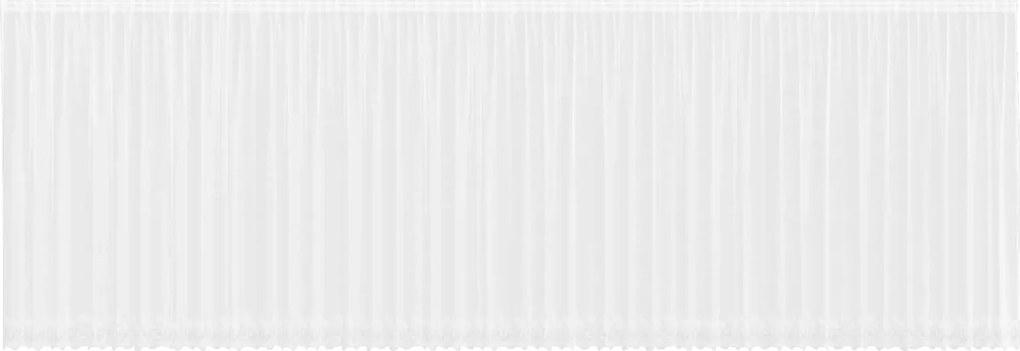 vidaXL Csipkés Függöny függönyökkel Fehér 200 x 1200 cm Poliészter