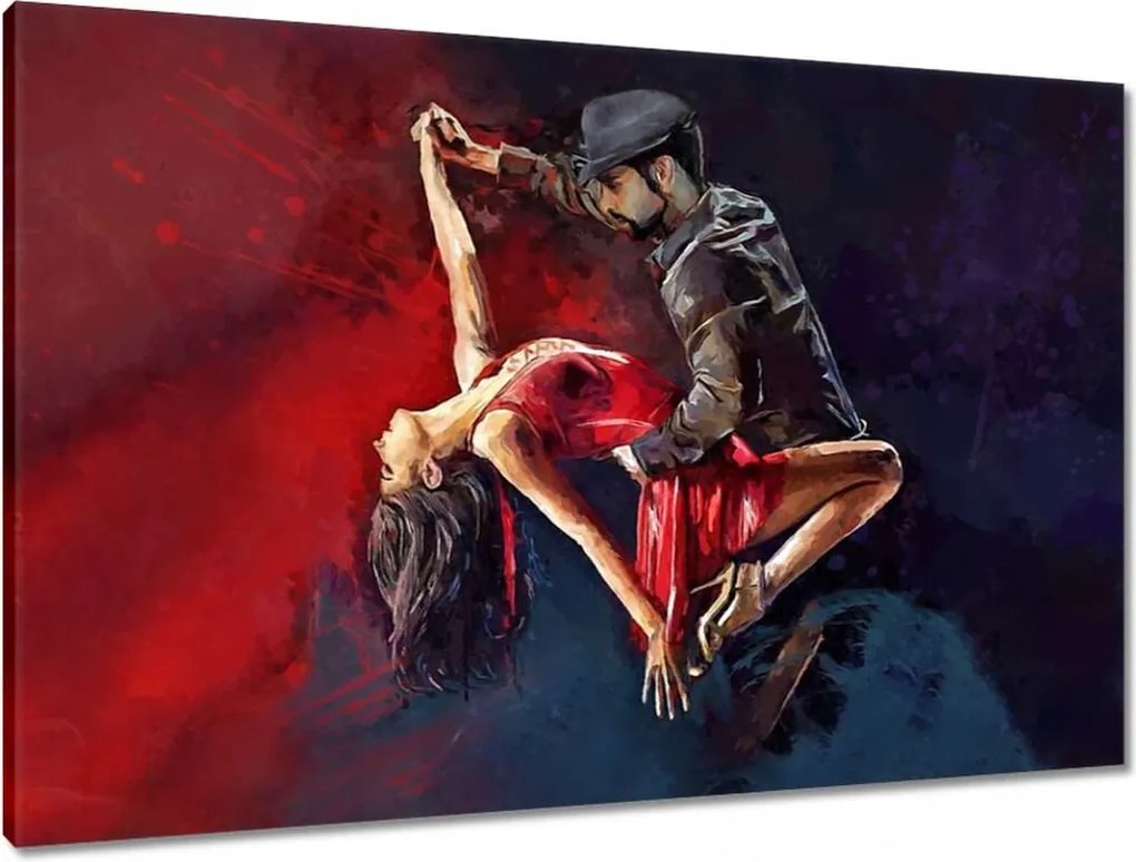 Vászonkép 90x60 Tangó Szenvedélyes táncok Szex