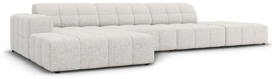 Világosszürke sarokkanapé (bal oldali) Chicago – Cosmopolitan Design