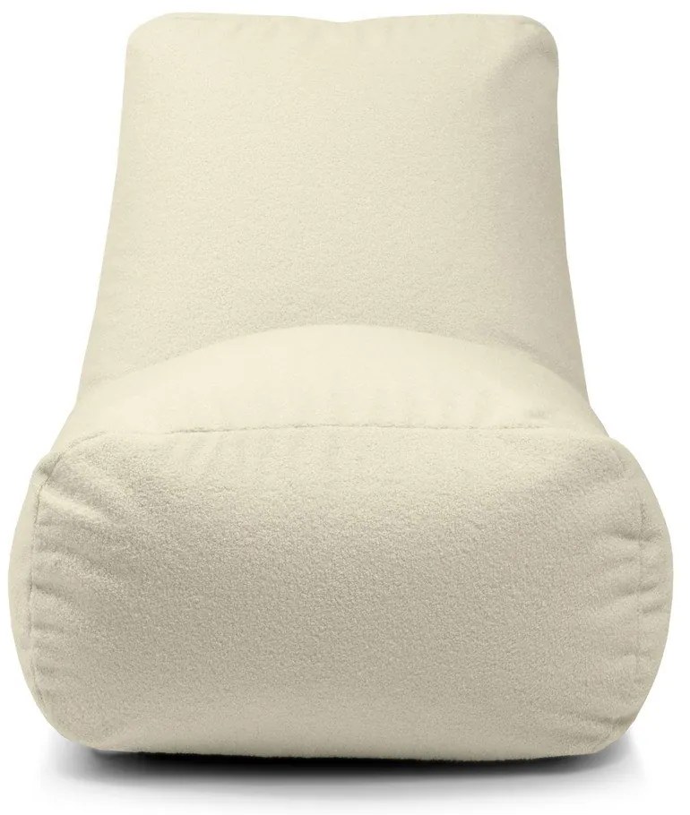 Barna buklé babzsákfotel Tube – SLOWDOWN