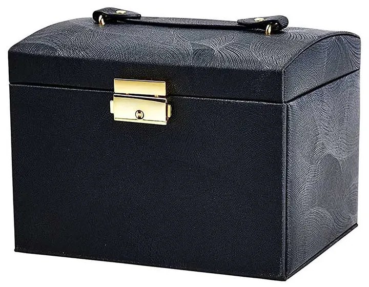 Ékszertartó táska, több színben-fekete