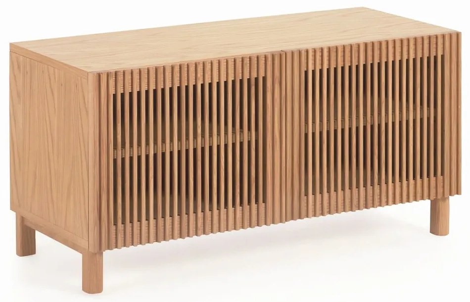 Natúr színű ülőkés cipőtartó tölgyfa dekorral Beyla – Kave Home