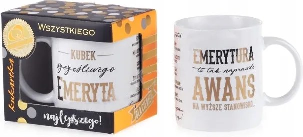 Ajándék Nyugdíjba vonulás Alkalomból Vicces Bögre Nyugdíjas Férfinak